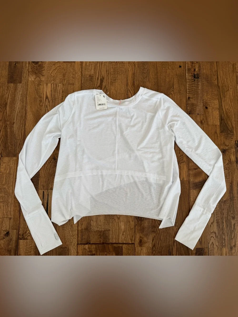 NWT Free People Movement Breezy Tempo Long Sleeve Tee Optic White Size XS - Picture 5 of 8